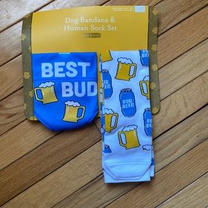 Dog bandana & Human sock set
